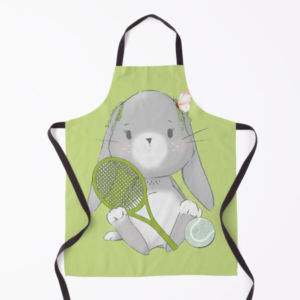 Item preview, Tennis bunnies (spring green) designed and sold by EvieWoj.