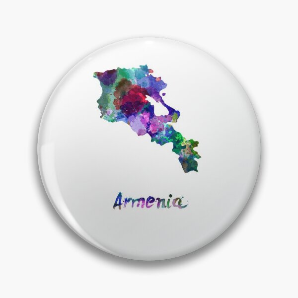 Item preview, Armenia watercolor map designed and sold by paulrommer.