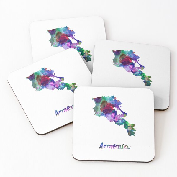 Item preview, Armenia watercolor map designed and sold by paulrommer.