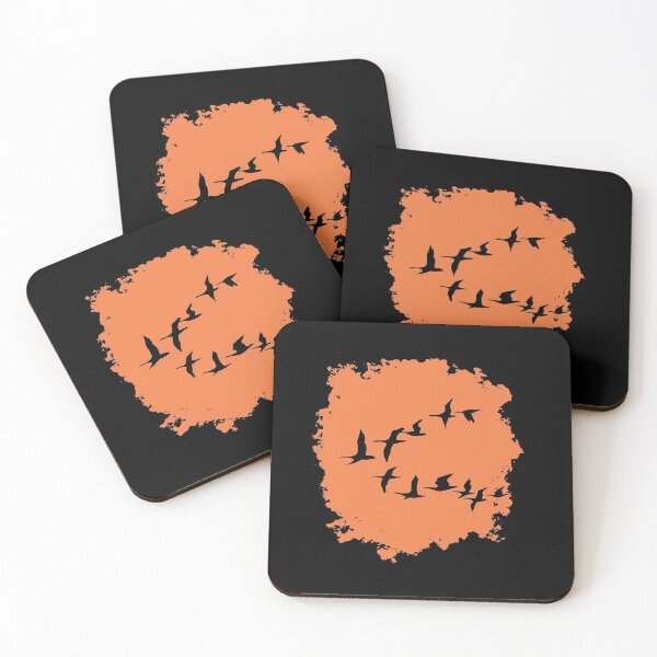 Item preview, BIRDS ON ORANGE SKY designed and sold by azified.