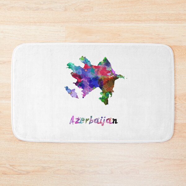 Item preview,  Azerbaijan watercolor map designed and sold by paulrommer.