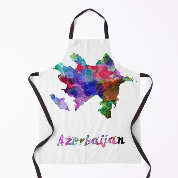 Item preview, Azerbaijan watercolor map designed and sold by paulrommer.