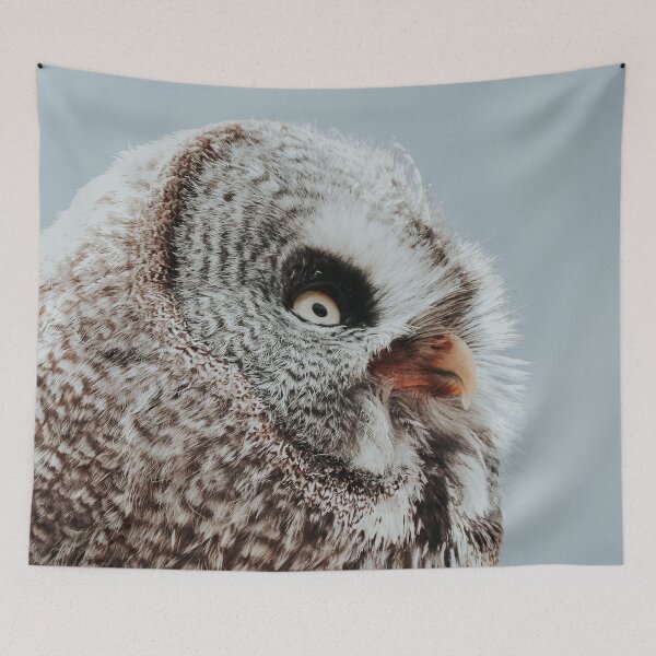 Item preview, Owl portrait designed and sold by Melissa Peltenburg.
