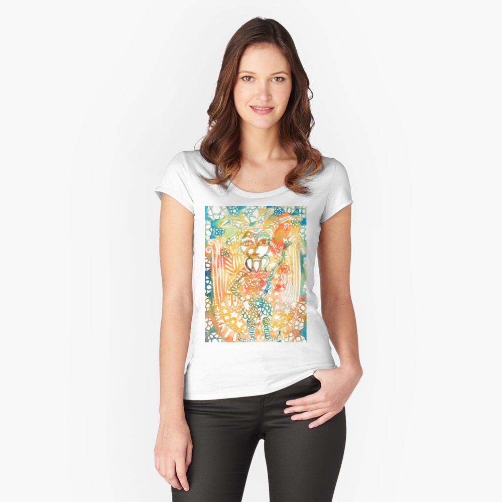 Item preview, Fitted Scoop T-Shirt designed and sold by aremaarega.