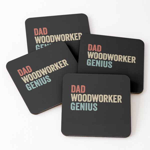 Item preview, Dad Woodworker Genius Father Gift designed and sold by PandaPope.