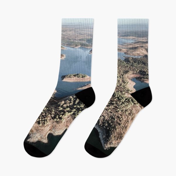 Item preview, Aerial view of Lake Alqueva in Portugal designed and sold by Melissa Peltenburg.