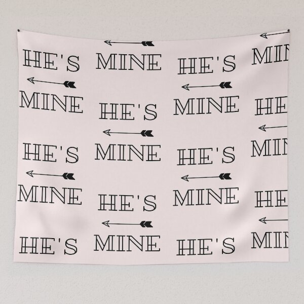 Item preview, He's mine, matching with she's mine couple (black edition) designed and sold by trialsanderrors.