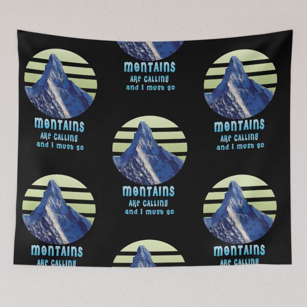Item preview, Mountains Are Calling And I Must Go Now now T-Shirts designed and sold by MANINFEAR.