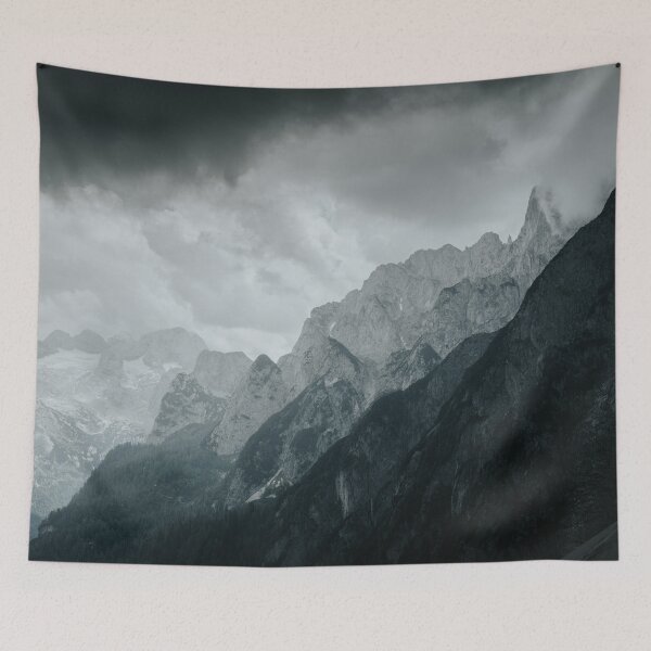 Item preview, Foggy mountain peaks designed and sold by Melissa Peltenburg.