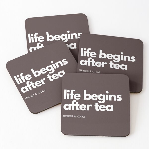 Item preview, Life Begins After Tea, Herbs & Chai designed and sold by shantishirts.