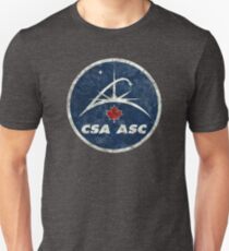 Vintage Emblem Canadian Space Agency Unisex T-Shirt
