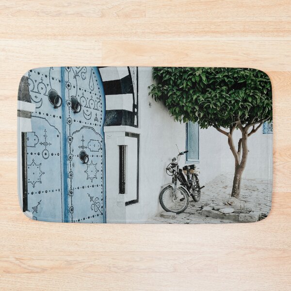 Item preview, Blue Arabic door designed and sold by Melissa Peltenburg.