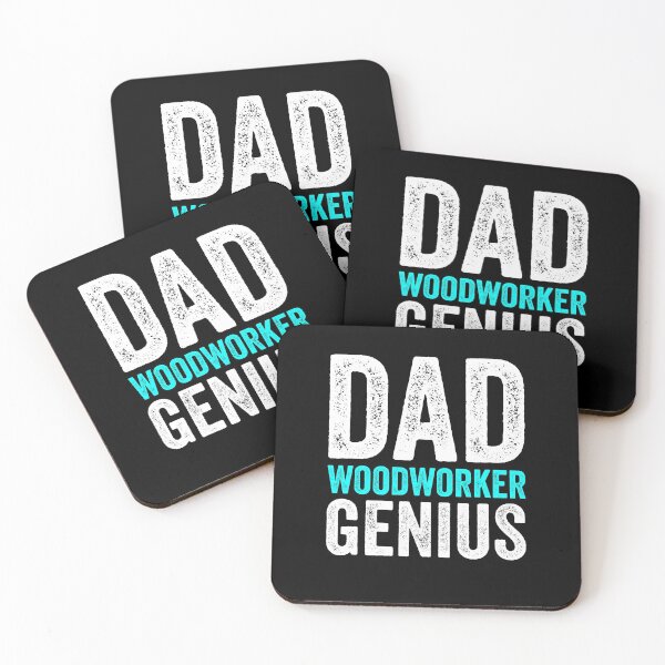 Item preview, Dad Woodworker Genius Father Gift designed and sold by PandaPope.