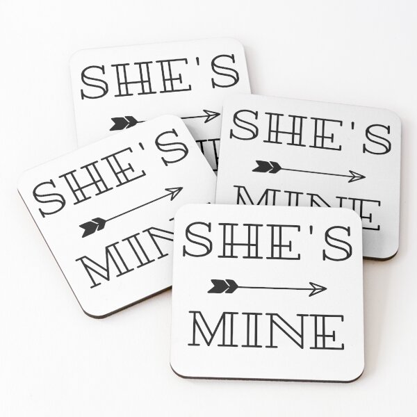 Item preview, She's mine, matching with he's mine couple (black edition) designed and sold by trialsanderrors.