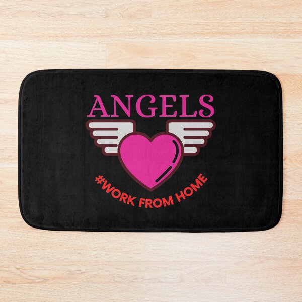 Item preview, ANGELS WORK FROM HOME - WFH CULTURE WOMEN'S OFFICE ART     designed and sold by Awesome &  Affordable.