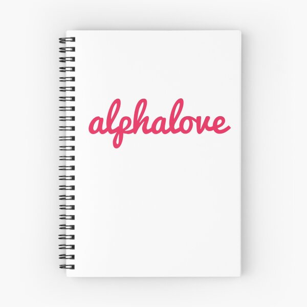 Item preview, alpha love cursive red designed and sold by joyandjulia.