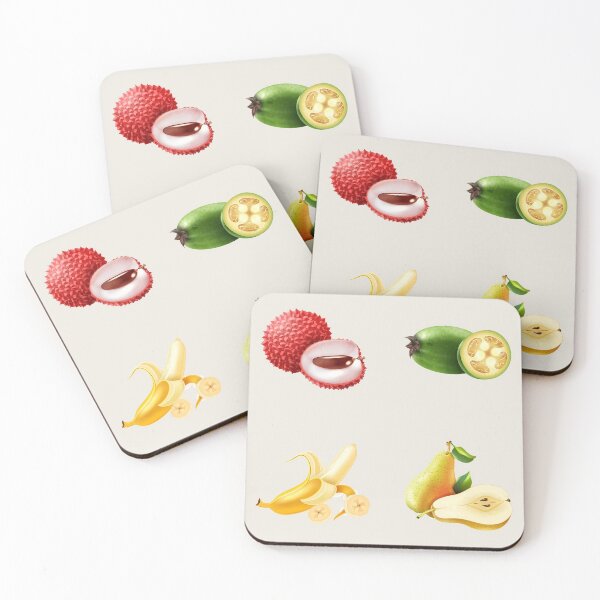 Item preview, Lychee, Feijoa, Banana and Pear designed and sold by Pavnud.