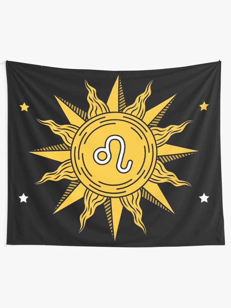 Alternate view of Leo Sun Tapestry