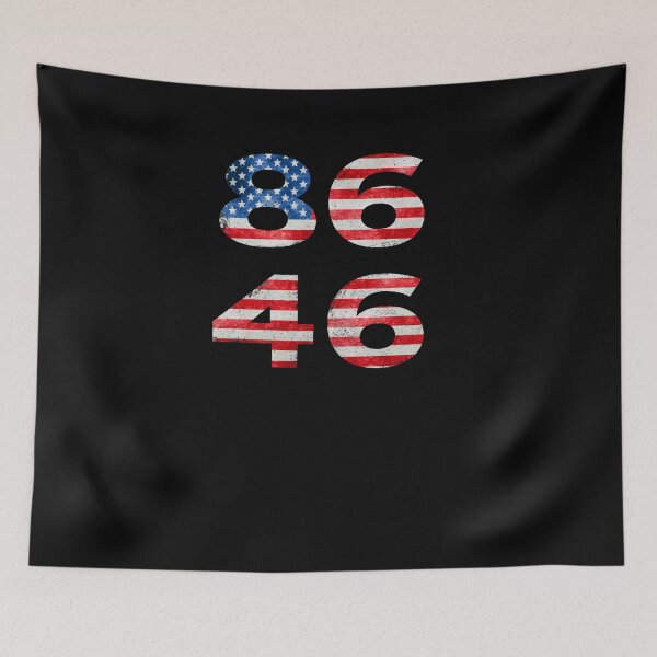 Item preview, vintage flag 8646 joe Biden anti, not my President , Impeach 86 46 Biden Harris against gifts designed and sold by ZAIN JAMAL.