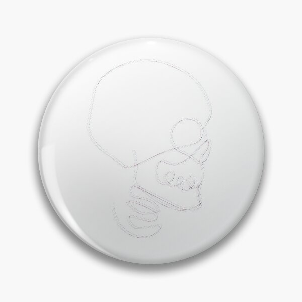 Item preview, Skull designed and sold by OneLineDrawings.