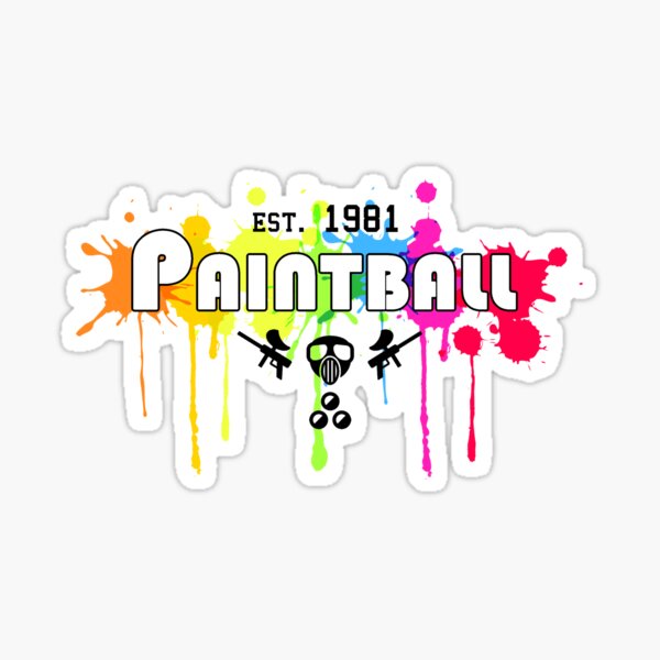 Vista previa del artículo con la obra «Paintball Fundado en 1981», diseñado y vendido por StReaKeR818.