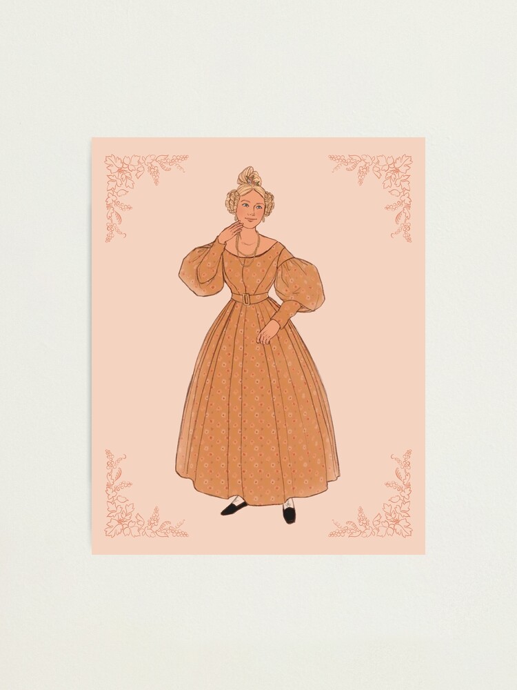 1830s Fashion Sticker for Sale by taratjah