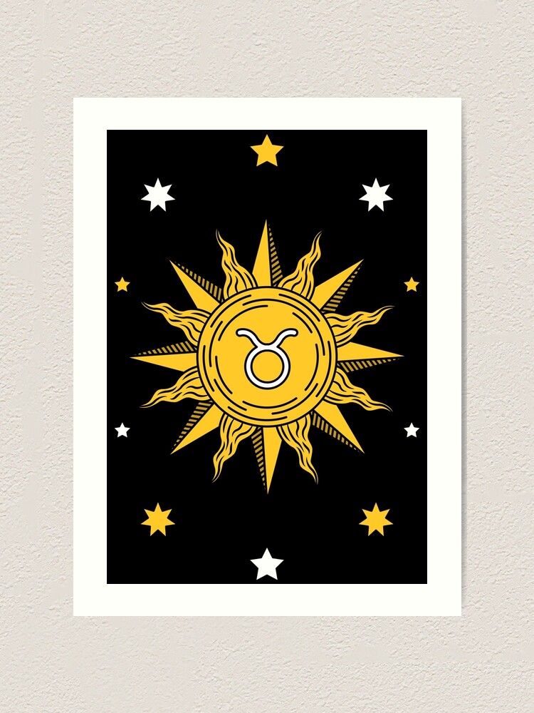 Alternate view of Taurus Sun Art Print