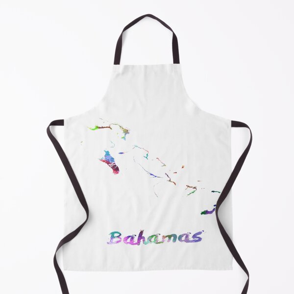 Item preview, Bahamas watercolor map designed and sold by paulrommer.