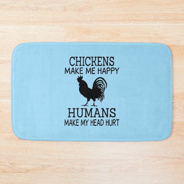 Item preview, Chickens make me happy Humans make my head hurt Funny Gift  designed and sold by JustGift.