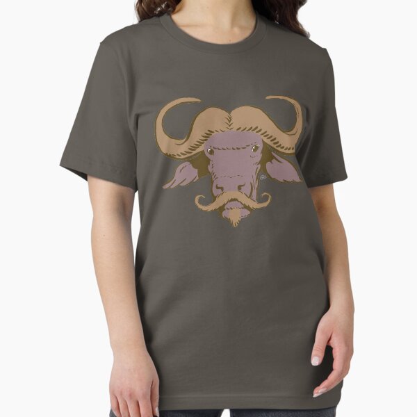 Buffalo Mustache (Brown) Essential T-Shirt