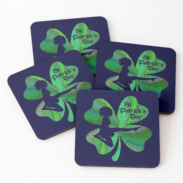 Item preview, ST PATRICK S DAY - IRISH SHAMROCK with IRISH DANCER designed and sold by KoolDsignsDANCE.