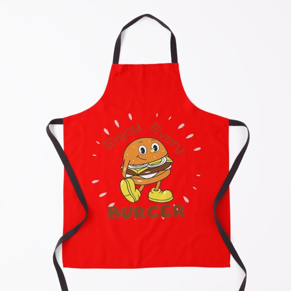 Item preview, Enjoy every burger black text designed and sold by wiggy38.