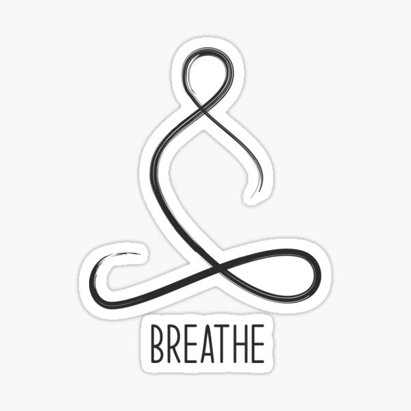 "Black Breathe Black Yoga Custom design for Yoga Class, Yoga Retreat
