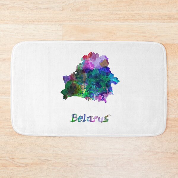 Item preview, Belarus watercolor map designed and sold by paulrommer.