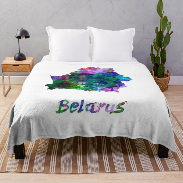 Item preview, Belarus watercolor map designed and sold by paulrommer.
