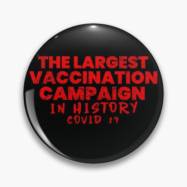 Item preview,  The greatest vaccination campaign in history !, red vintage lettering designed and sold by vibeno1.