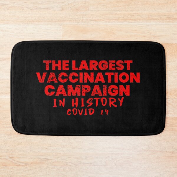 Item preview,  The greatest vaccination campaign in history !, red vintage lettering designed and sold by vibeno1.