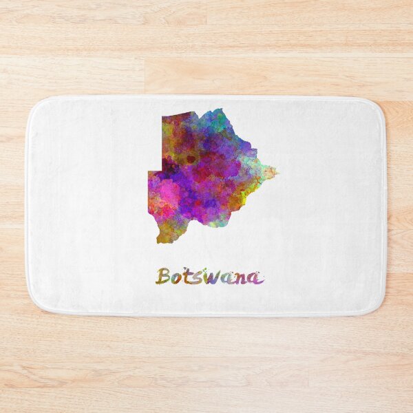 Item preview, Watercolor map bostwana designed and sold by paulrommer.