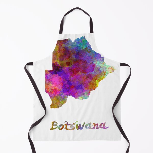 Item preview, Watercolor map bostwana designed and sold by paulrommer.