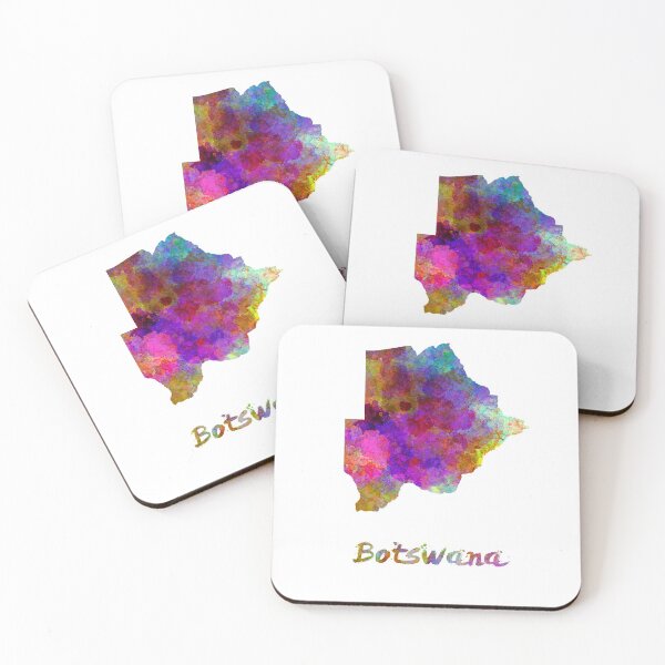 Item preview, Watercolor map bostwana designed and sold by paulrommer.