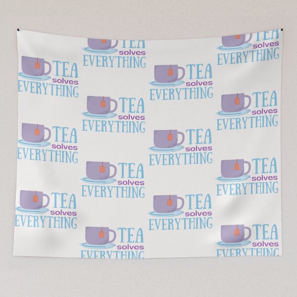 Item preview, Tea Solves Everything designed and sold by SweetAndSpice.