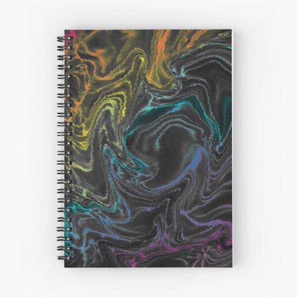 Item preview, Psychedelic Rainbow Swirl Pattern, luminous pattern with psychedelic vibes designed and sold by ToriaScarlett.