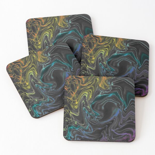 Item preview, Psychedelic Rainbow Swirl Pattern, luminous pattern with psychedelic vibes designed and sold by ToriaScarlett.