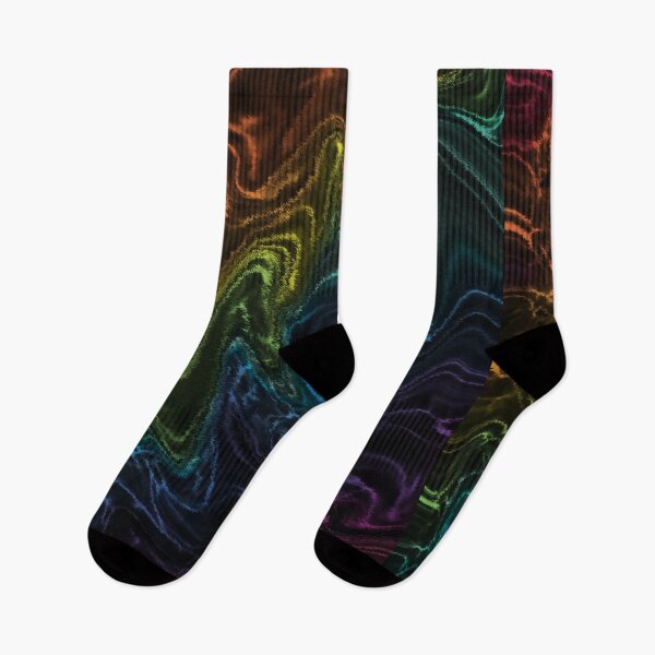 Item preview, Psychedelic Rainbow Swirl Pattern, luminous pattern with psychedelic vibes designed and sold by ToriaScarlett.