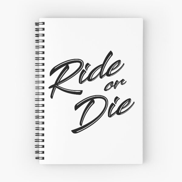 Artikelvorschau,  Niedliche Geschenke mit schwarzem Text im RIDE OR DIE-Design entworfen und verkauft von R.U BOLD.