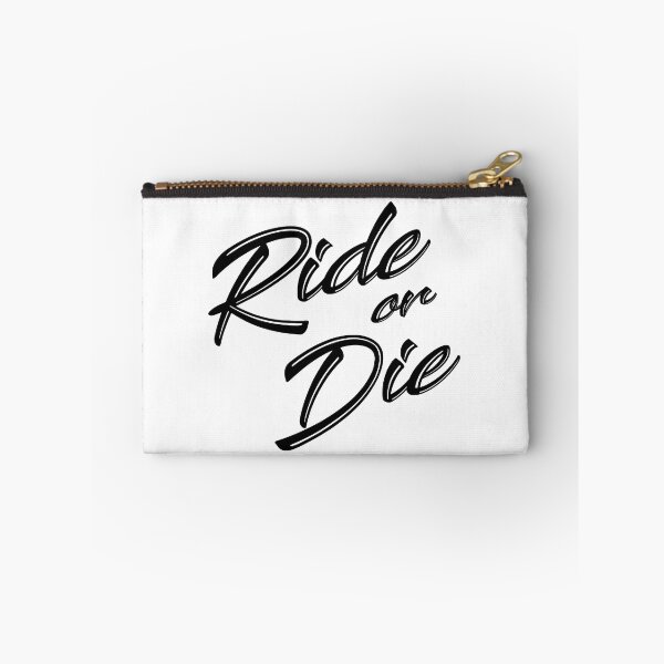 Item preview,  Cute RIDE OR DIE Designed Black Text Gifts designed and sold by R.U BOLD.