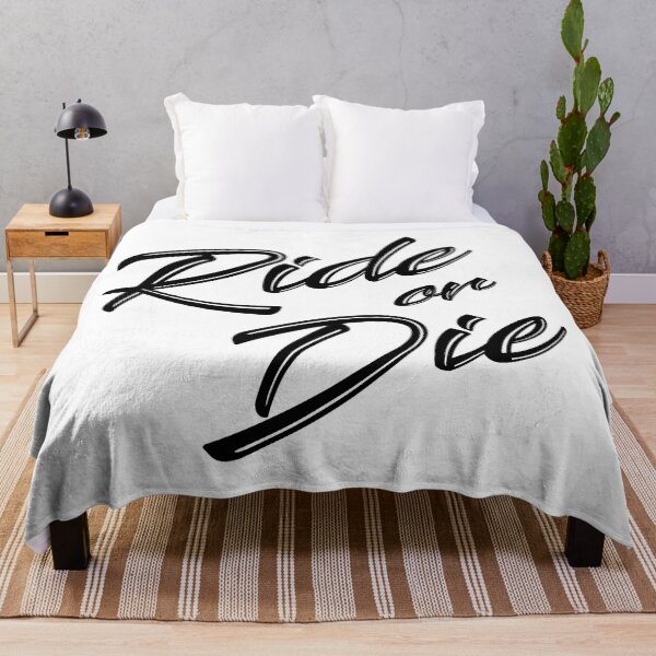 Item preview, Cute RIDE OR DIE Designed Black Text Gifts designed and sold by R.U BOLD.