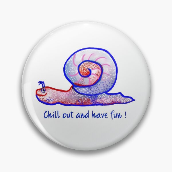 Item preview, Snail, chill out and have fun designed and sold by KempersART.