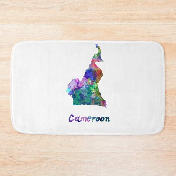 Item preview,  Cameroon watercolor map designed and sold by paulrommer.