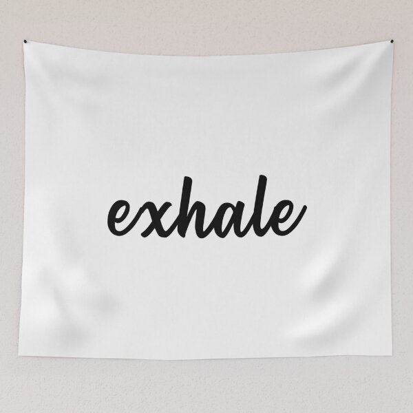 Item preview, Exhale Typography  designed and sold by quoteedesigns.